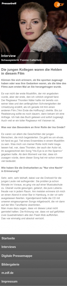 ZDF - Mobile Landingpages 